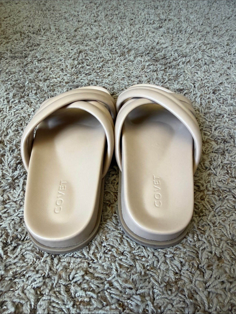 Covet Women's Crisscross Slides - Picture 8 of 9